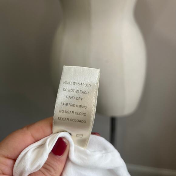 Crescent Cotton Gingham Tiered Midi Dress Tie Straps Cottagecore Sz Small - Picture 7 of 9